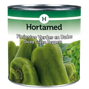 HORTAMED - PIMIENTOS VERDES EN DADOS