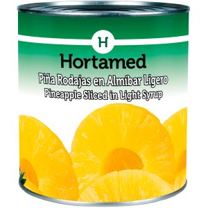 HORTAMED - PIÑA RODAJAS EN ALMIBAR LIGERO